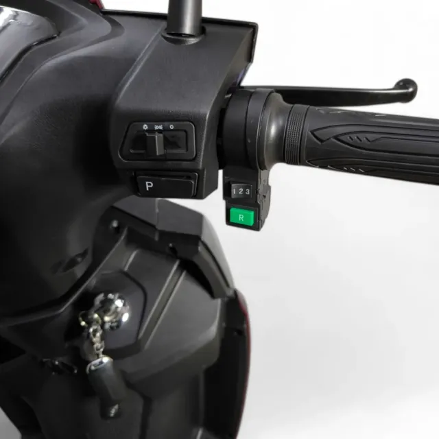 Електрически скутер MaxMotors Power G 3000W - Black/Red - Image 11