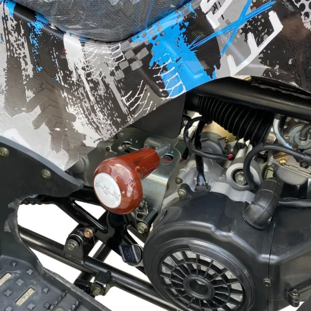 Бензиново ATV MaxMotors 200cc Grizzly PRO с LED bar - Blue Camouflage - Image 9