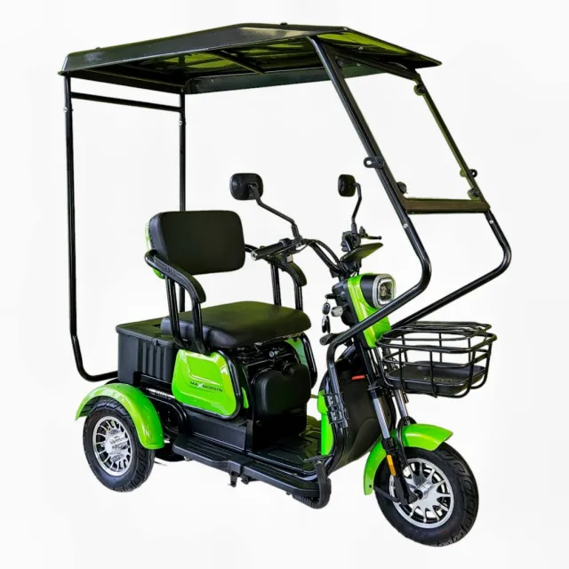 Електрическа триместна триколка с покрив MaxMotors X1 2000W