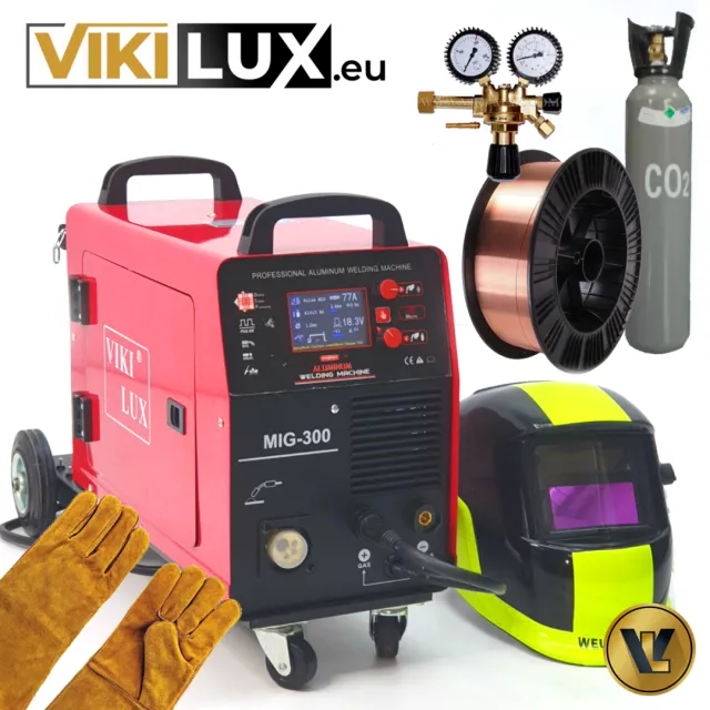 Телоподаващо+електрожен СПЕЦИАЛИЗИРАН ЗА АЛУМИНИЙ VIKI LUX 300 PRO