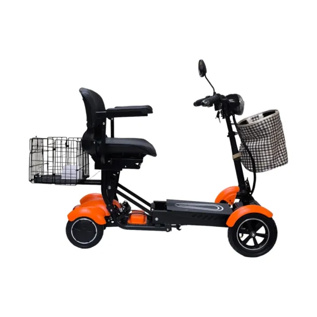 Сгъваема електрическа четириколка 750W MaxMotors, оранжева - Image 2