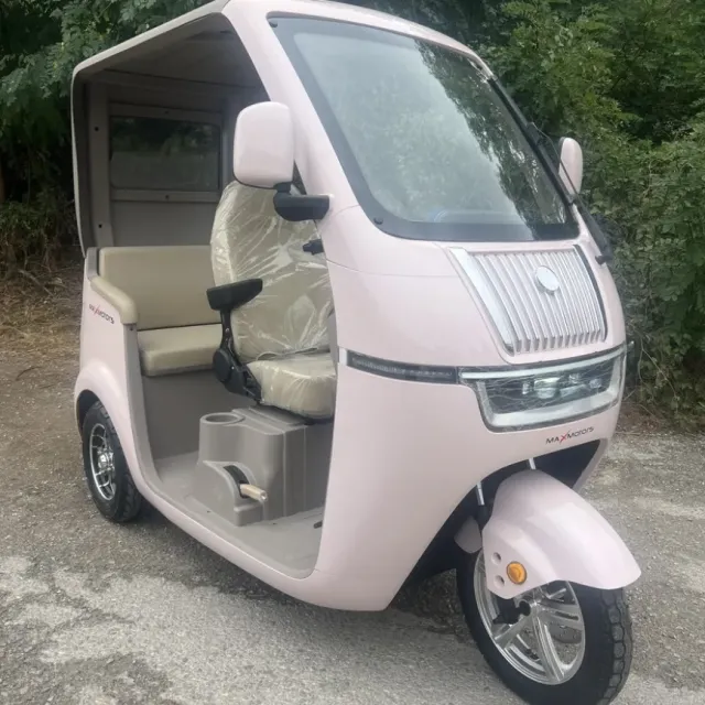 Електрическа триколка триместна MaxMotors Luxury BUS Ivory - Image 2
