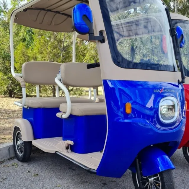 Електрическа триместна триколка MaxMotors Golf Blue 2025г - Image 2