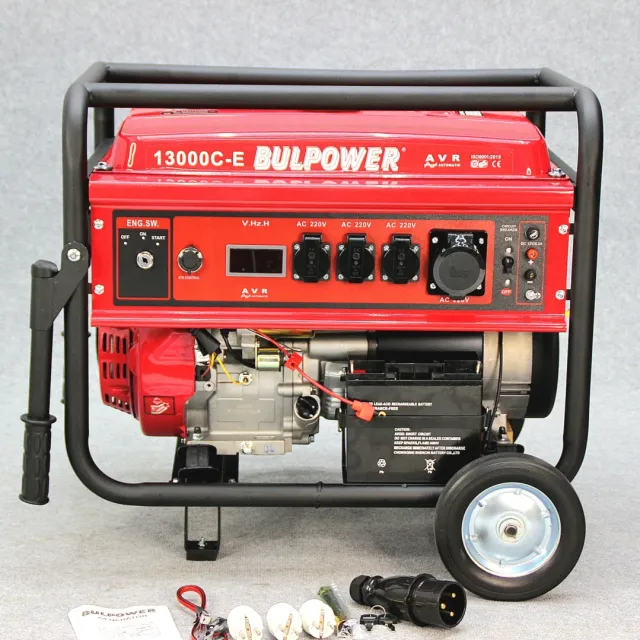 Генератор за ток 10 kW Bulpower монофазен с ел. старт и АТС букса - Image 2