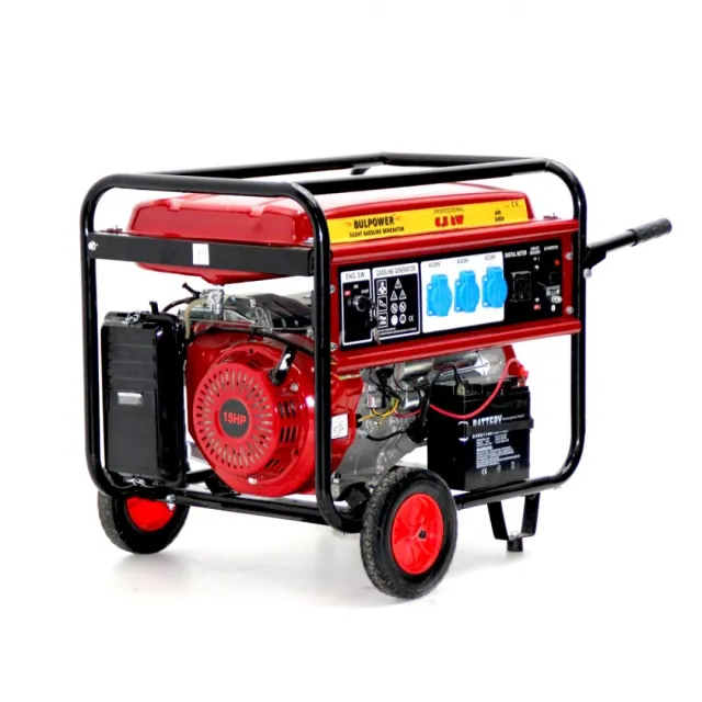 Генератор за ток 6.5 KW с ел.старт BR PRO с автоматика монофазен бензин - газ - Image 2