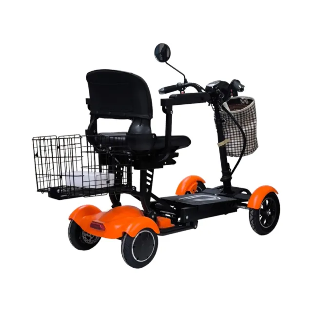 Сгъваема електрическа четириколка 750W MaxMotors, оранжева - Image 3