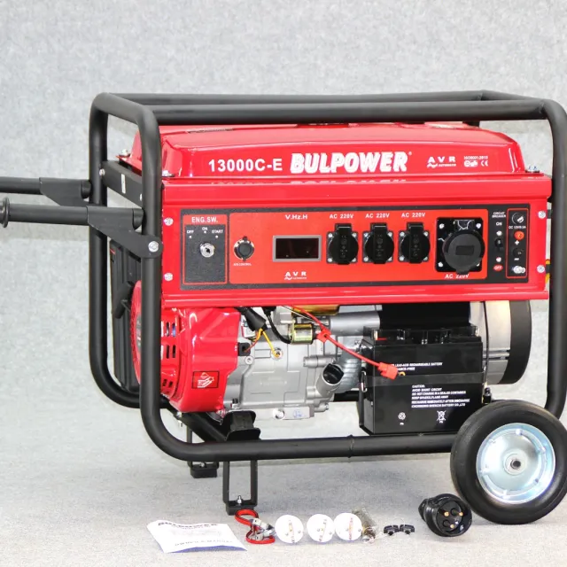 Генератор за ток 10 kW Bulpower монофазен с ел. старт и АТС букса - Image 3