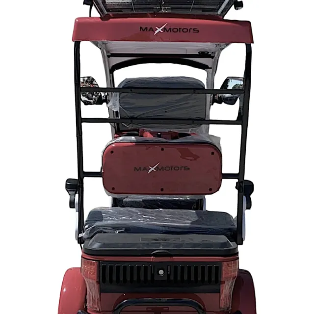 Електрическа четириколка CARGO LUX SOLAR PLUS Brown 1500W/60V/20Ah соларен панел - Image 4