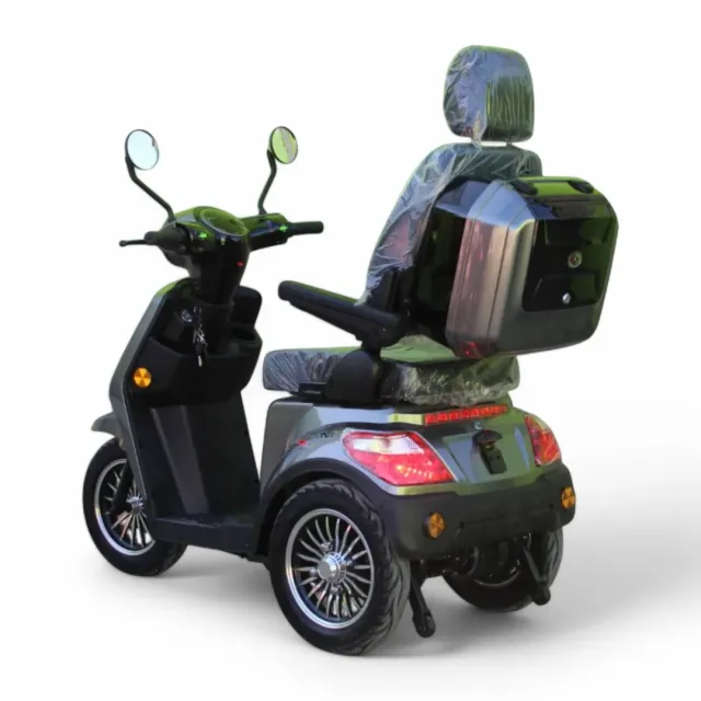Електрическа триколка MaxMotors FM2 PRO 1800W – сива перла - Image 4