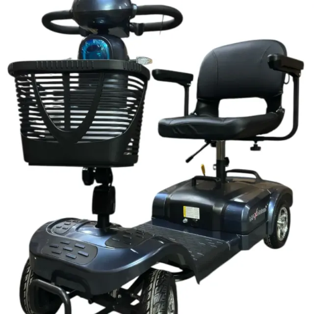 Инвалидна електрическа четириколка MaxMotors BL3 500W Черна/синя - Image 4
