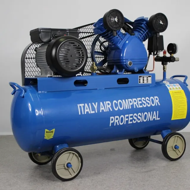 Компресор за въздух 100 л Bulpower мотор 2.2 KW с медни намотки - Image 4