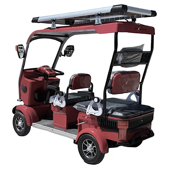 Електрическа четириколка CARGO LUX SOLAR PLUS Brown 1500W/60V/20Ah соларен панел - Image 5