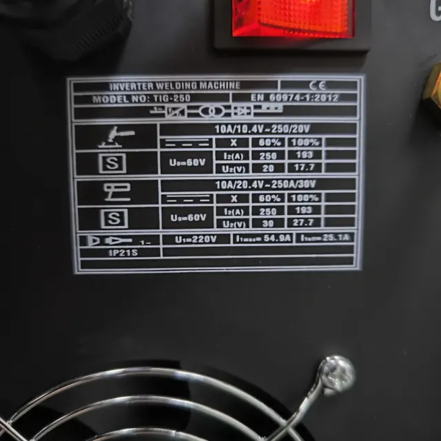 Електрожен инверторен VikiLux TIG/MMA 250A с аргон Yellow - Image 7