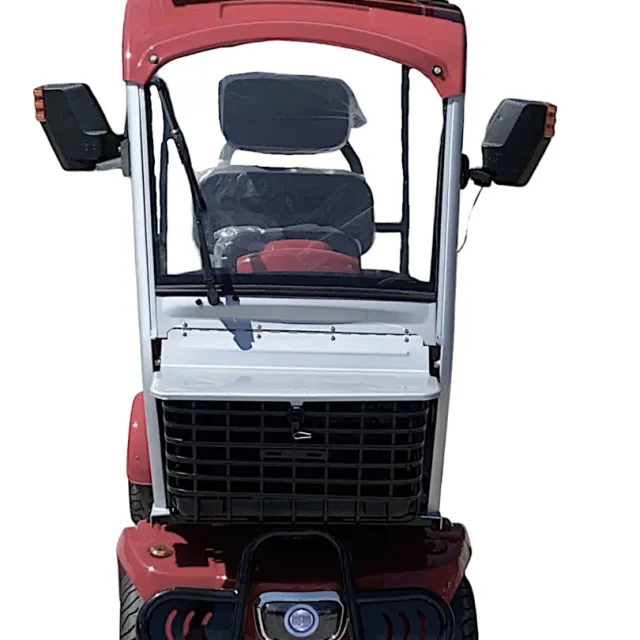 Електрическа четириколка CARGO LUX SOLAR PLUS Brown 1500W/60V/20Ah соларен панел - Image 8