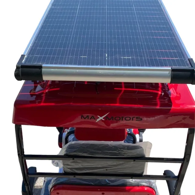 Електрическа четириколка CARGO LUX SOLAR PLUS Red 1500W/60V/20Ah соларен панел - Image 9