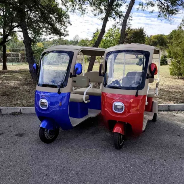 Електрическа триместна триколка MaxMotors Golf Blue 2025г - Image 9
