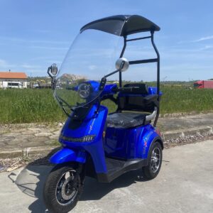 Електрическа триколка MaxMotors FM1 Lux Blue с покрив1500W