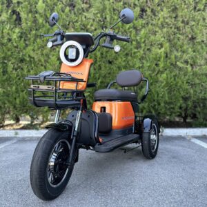 Двуместна електрическа триколка MaxMotors Grand Pudding 2000W 60V-25Ah Orange