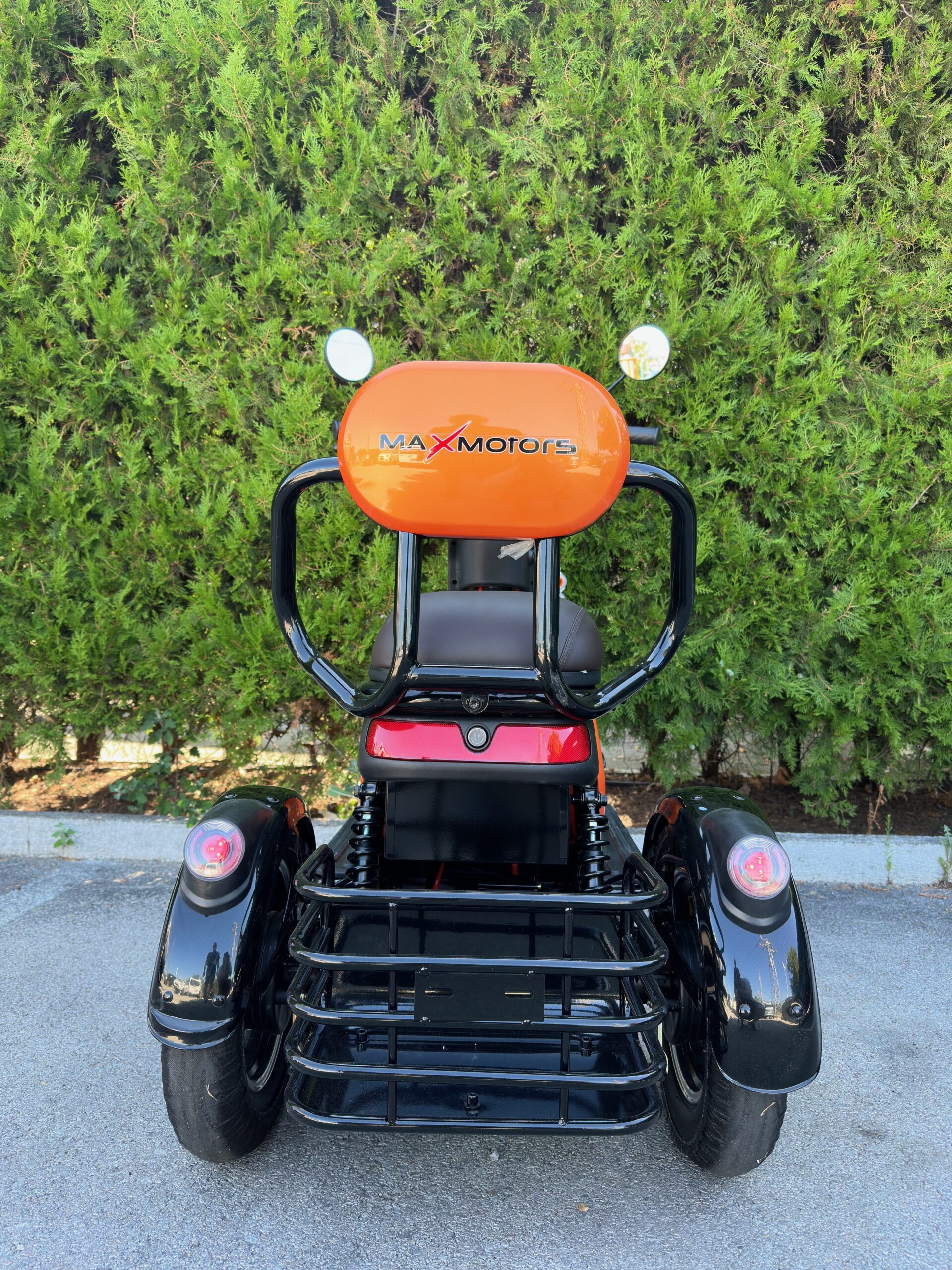 Двуместна електрическа триколка MaxMotors Grand Pudding 2000W 60V-25Ah Orange - Image 6