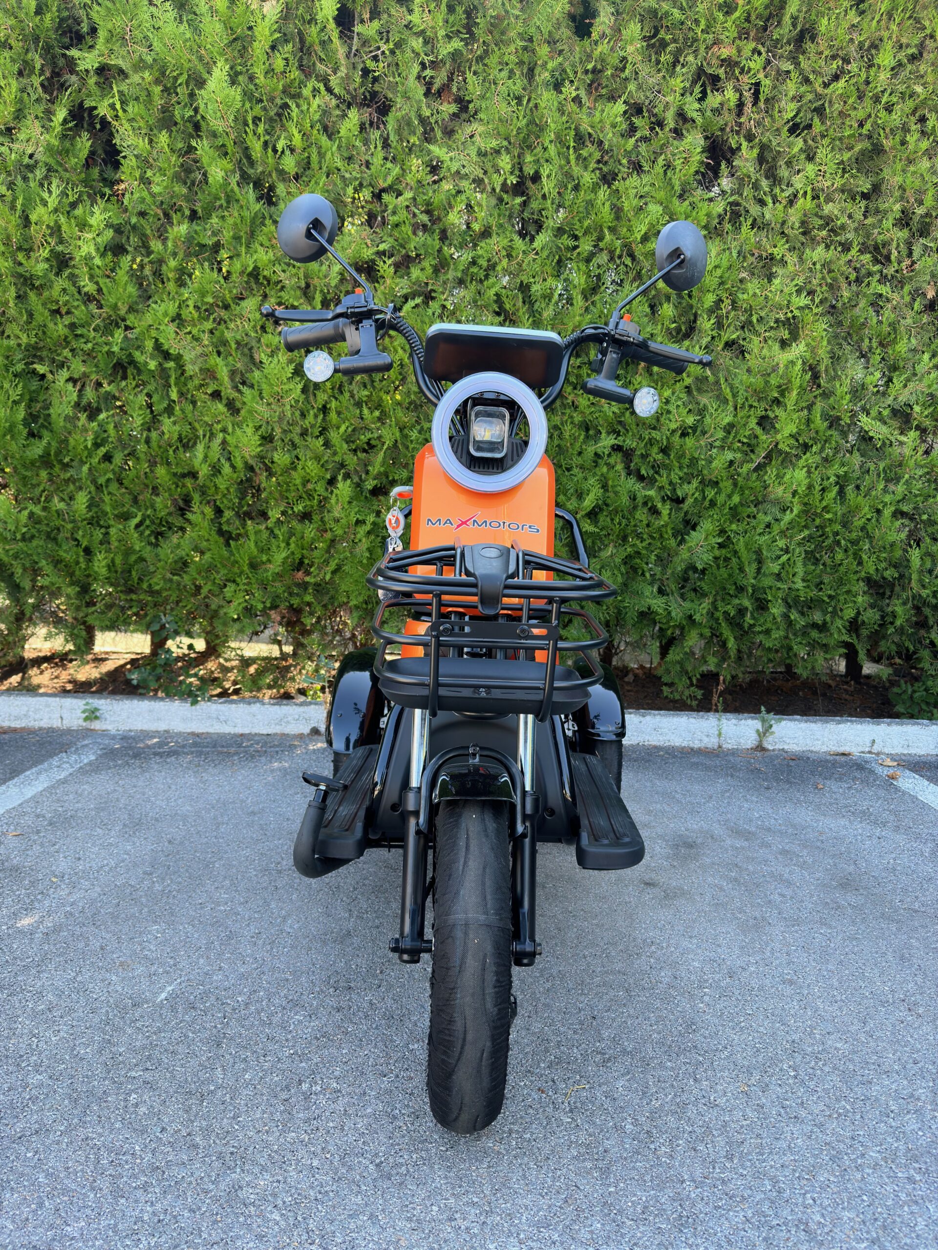 Двуместна електрическа триколка MaxMotors Grand Pudding 2000W 60V-25Ah Orange - Image 7