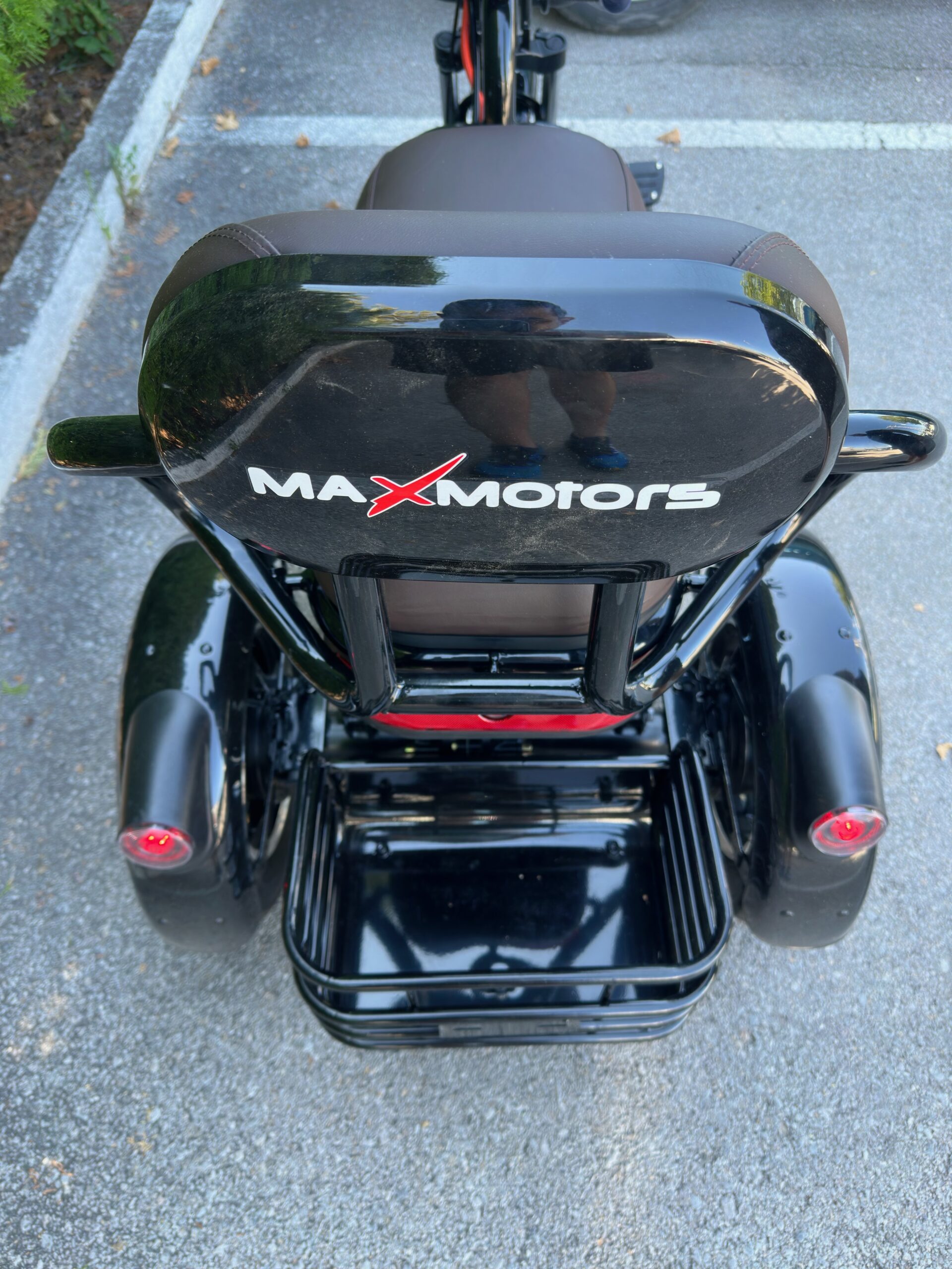Двуместна електрическа триколка MaxMotors Grand Pudding 2000W 60V-25Ah Black - Image 6