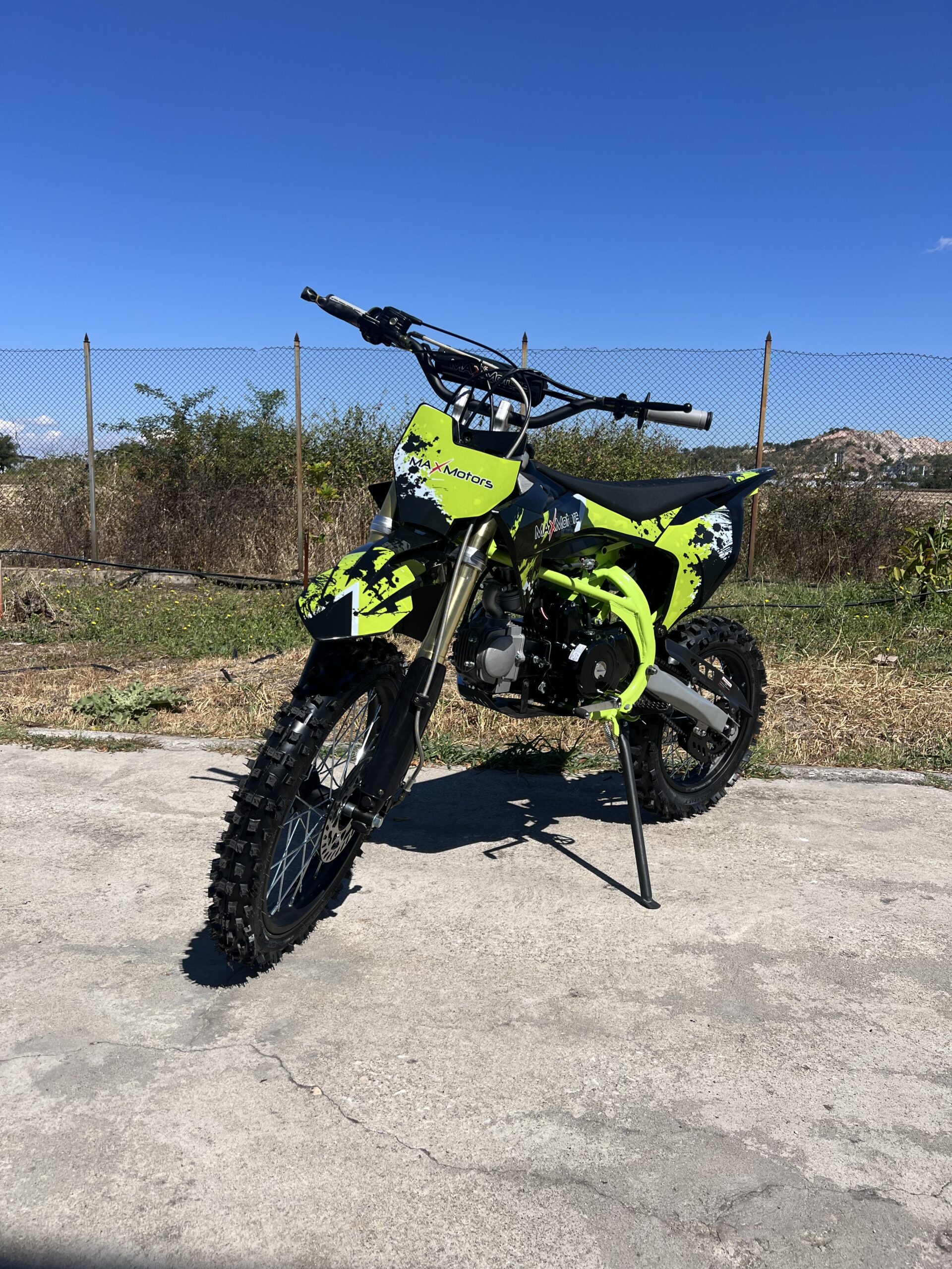 Бензинов кросов мотор | 125cc, с усилена рамка - viki-max