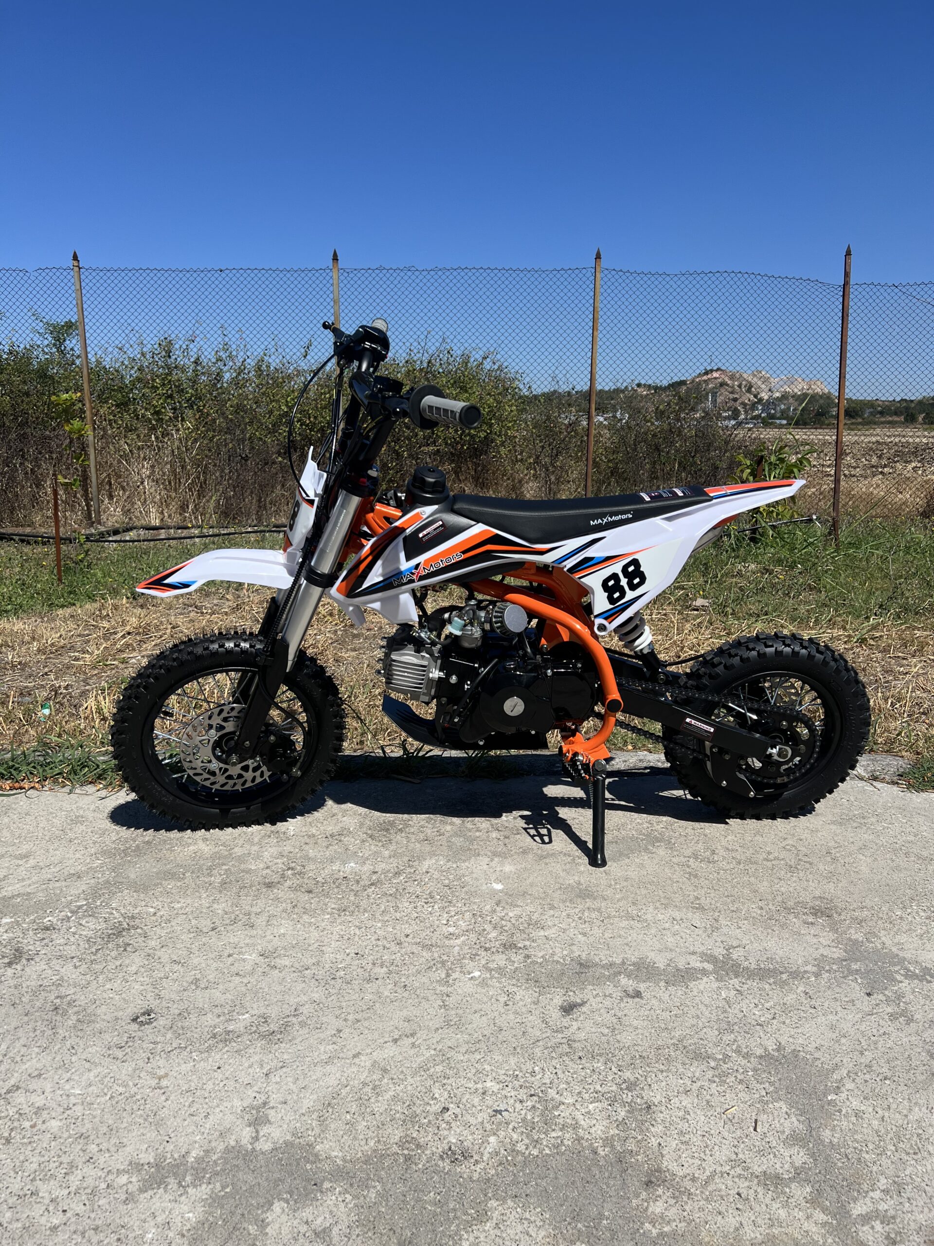 Бензинов кросов мотор MaxMotors 90 кубика Orange - Image 2