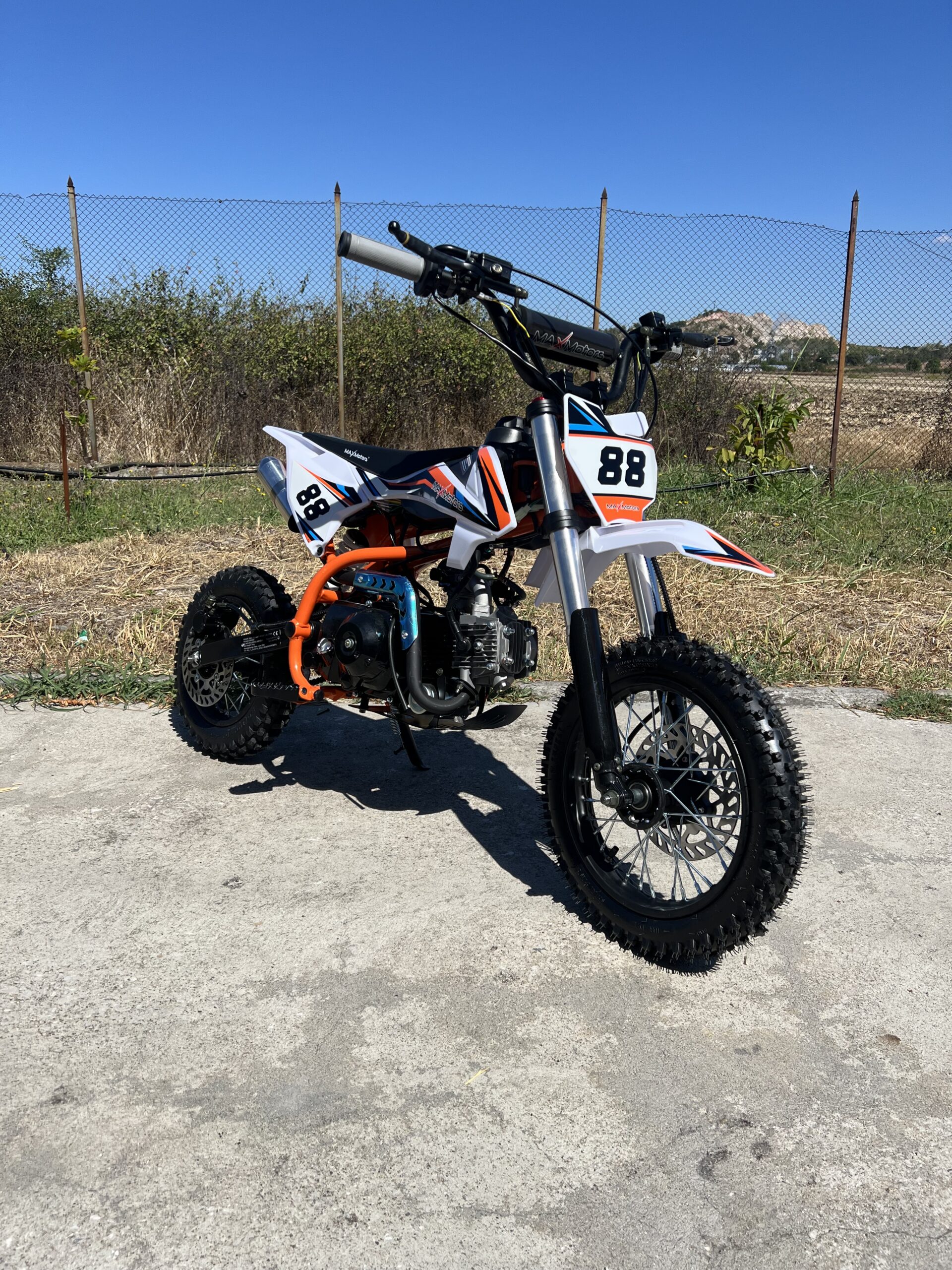 Бензинов кросов мотор MaxMotors 90 кубика Orange - Image 3